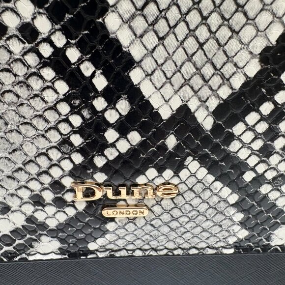 Dune London- Black/White Animal Print & Red Satchel & Wallet- Designer - NWT - Picture 7 of 10